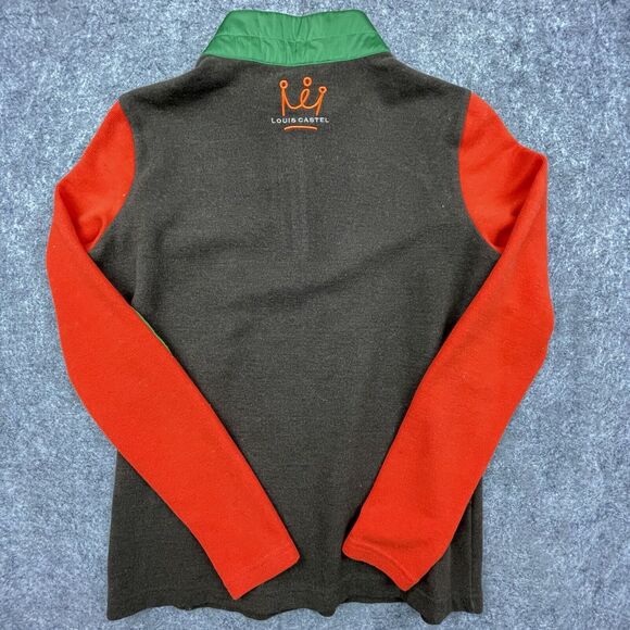 Louis Castel Sweater 95 Small Golf Retro Color Block Elbow Patches Pullover - Picture 2 of 6